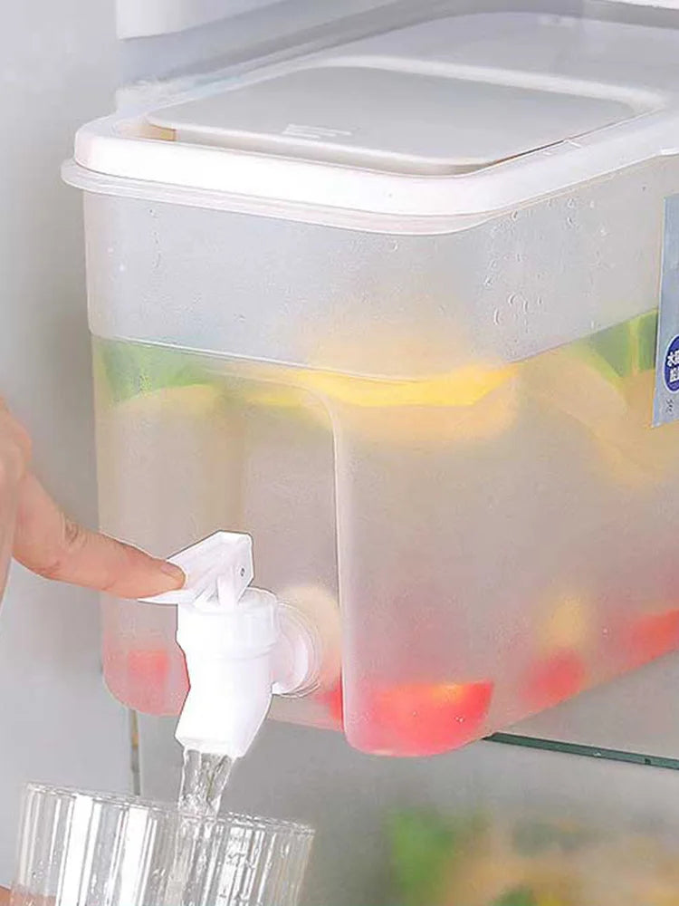 with Faucet Refrigerator Cold Kettle Multifunction Refrigerator Water Dispenser Large Capacity Fridge Water Jug for Cold Drinks