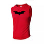 Bat Printed Men's Loose Sleeveless T-shirt Autumn inner wear Running  T Shirt Gym Fitness Jogging Vest Male Casual Shirt Tops