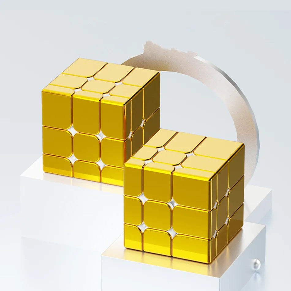 Shengshou Plating 3x3x3 Magnetic Magic Cube Professional Speed Puzzle Cubo Magico Educational Toy Games Birthday Christmas Gifts