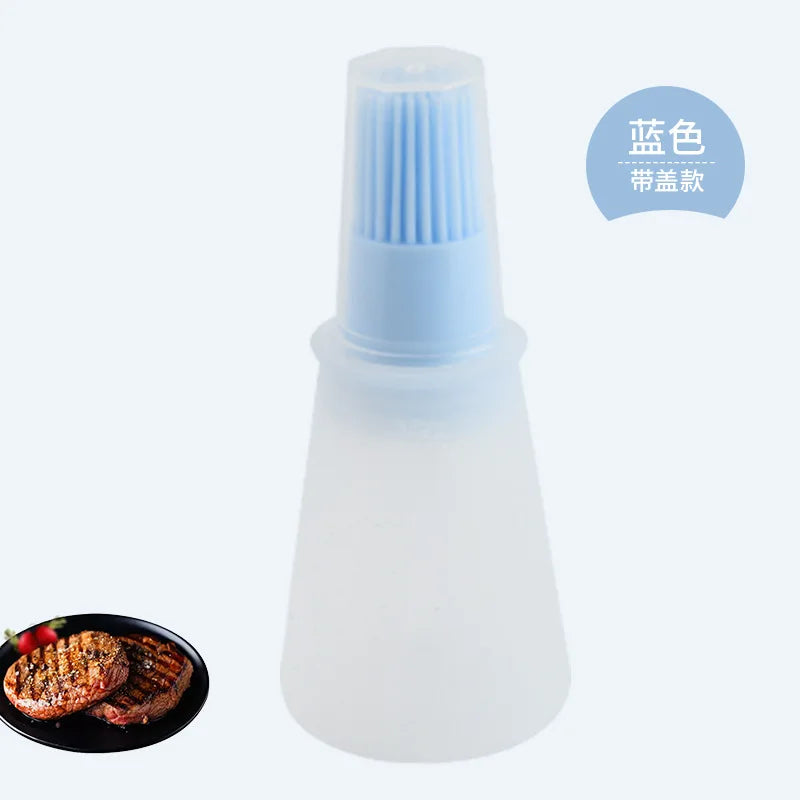 Kitchen Silicone Oil Bottle Oil Brush Baking Barbecue Grill Oil Brush Dispenser Pastry Steak Oil Brushes Kitchen Baking BBQ Tool
