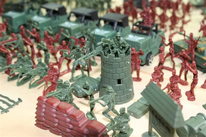 World War II Military Toy Soldier Model 307 Pieces 4cm Specially Prepared For Children Of Military Hobby Children Gift Packages