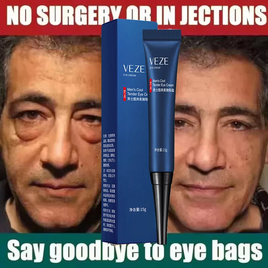 Retinol Eye Bag Removal Cream For Men Anti-Wrinkle Firming Skin Fades Fine Lines Anti Dark Circle Puffiness Brightening Eye Care