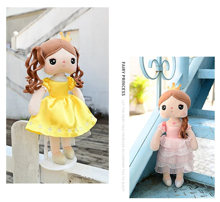 Original 38cm Metoo Angela Dolls Pink Sweet Fairy Tale Princess Cute Toy Beautiful Skirt Dolls Birthday Holiday Gifts For Kids