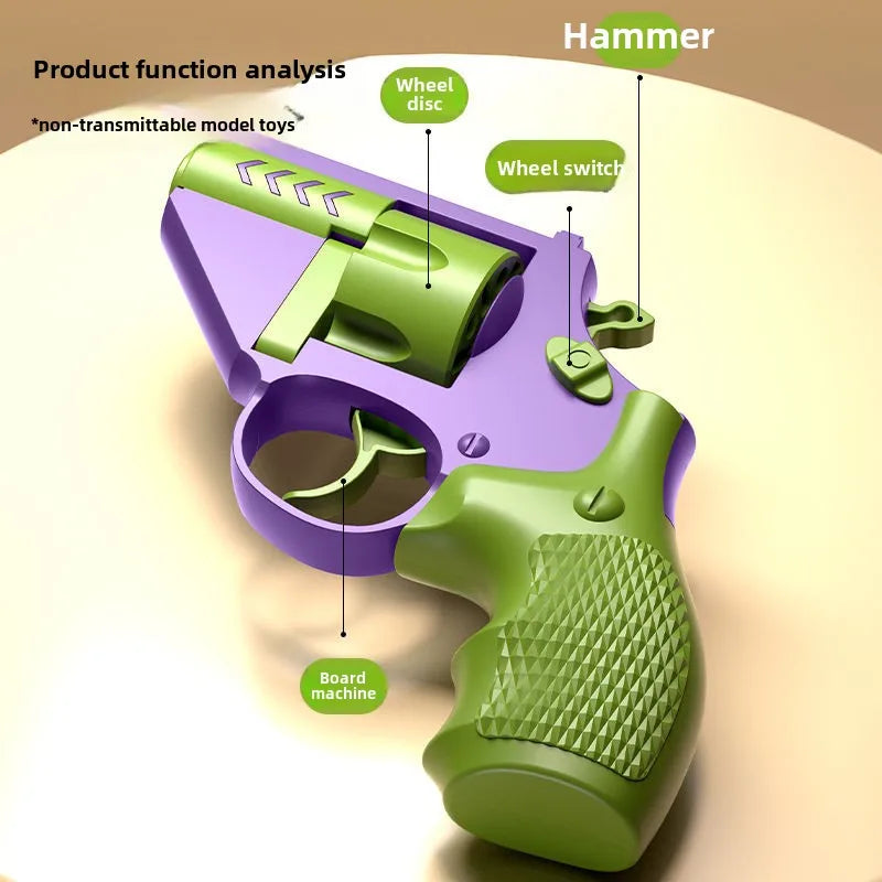Children'S Toy Guns Model 3D Mini 1911 Gravity Printing Fidget Toy for Kids Adults Stress Relief Toy Children Decompression Gift