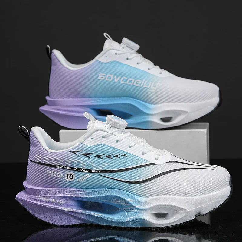 Running Shoes Carbon Board Marathon Men Speciality Sports Breathable Lightweight Women's Comfortable Athletic Nonskid Sneakers
