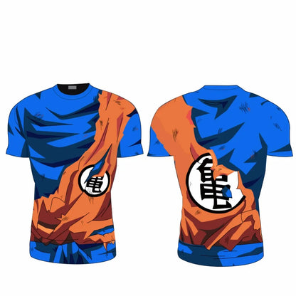 New Cosplay Printed Clothing Fitness Running T shirt Men O-Neck Cartoon Bodybuilding Sport Shirts Tops Gym Men T shirt