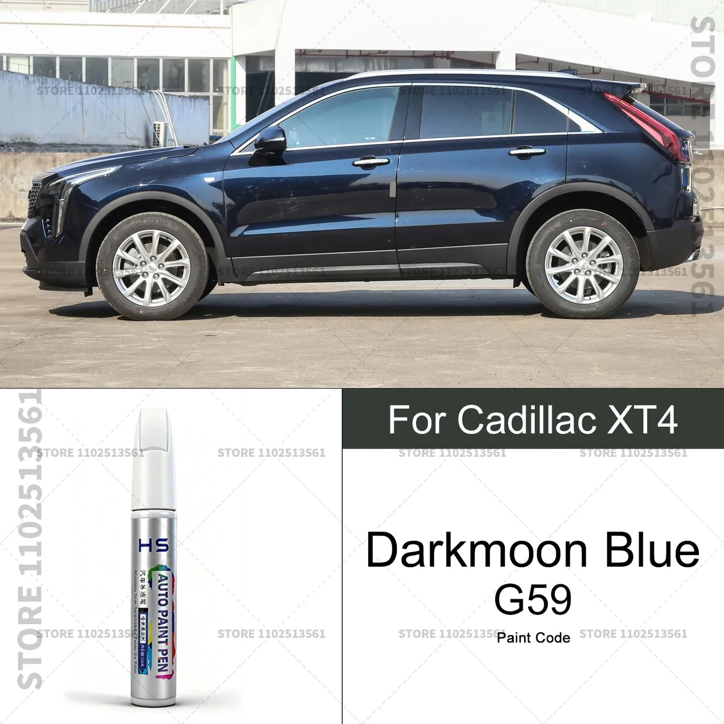 Car Paint Repair Pen For Cadillac XT4 Touch Up Scratch Remover DIY Auto Accessories White Purple Blue G59 Blue GZC Red GNT