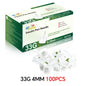 33G 4mm Insulin Pen Needles 10/30/100 Painless Sterile Pen Tips for Diabetic Insulin Peptide Injection Pen, Eyelid Tattoo Needle