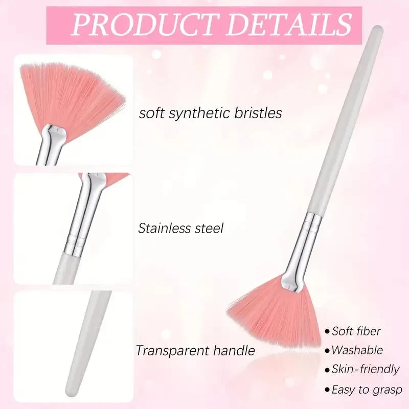DIY Face Mask Mixing Bowl Set  Silicone Facial Applicator Brush Spatula with Measure Spoon Facial Skin Care Tool Beauty Supplies