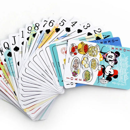 Disney Mickey Frozen Stitch Poker Lots-o'-Huggin' Bear Playing Cards Playing Cards Poker Indoor Family Entertainment Board Games