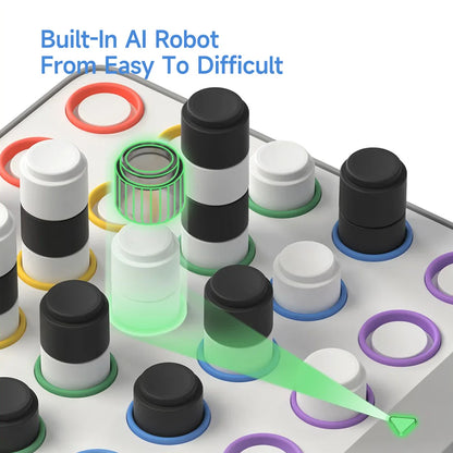 Giiker Smart Four Connected 5x5x5 3D Four in A Row Board Game with Intelligent AI Space Creative Interactive Toys For Kids Gifts