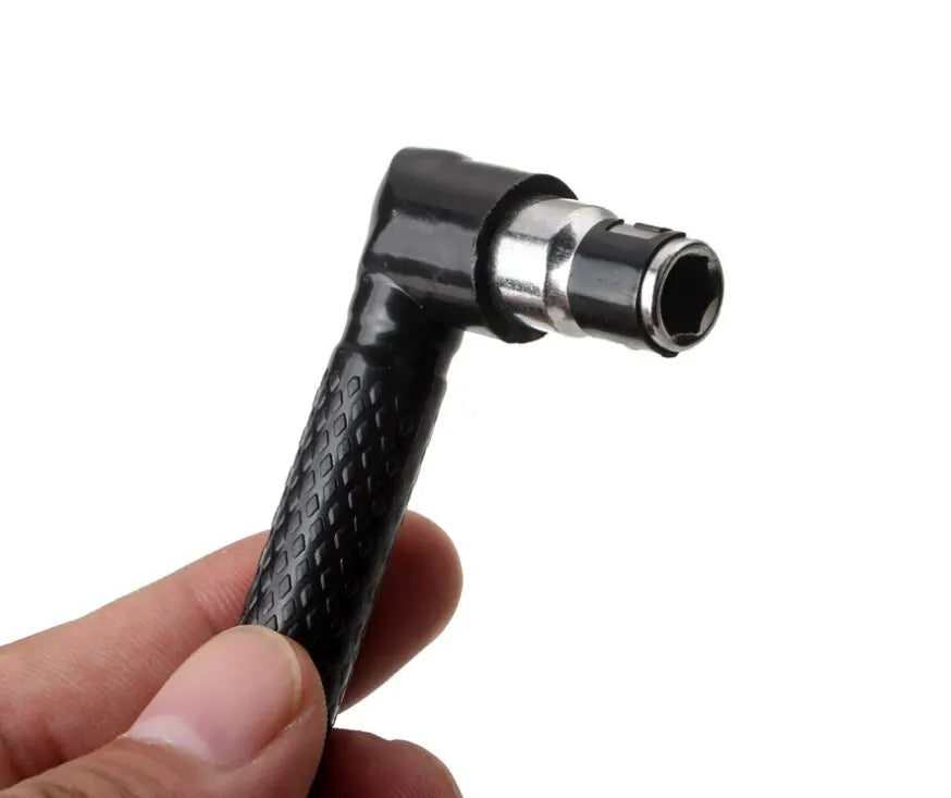 Mini Double-ended L-Socket Wrench 6.35mm 90° Right Angle Screwdriver Driver Bit Joiner Handle Utility Tool Set Home Maintenance
