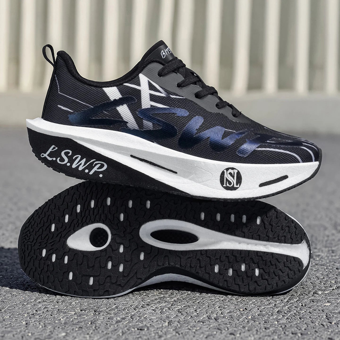 Men's Casual Sneakers, Men's Fashionable and Versatile Casual Sneakers, Lace-Up Closure Suitable for Outdoor Running, Walking, and Everyday Wear, Sporty Style, Comfortable and Snug Fit