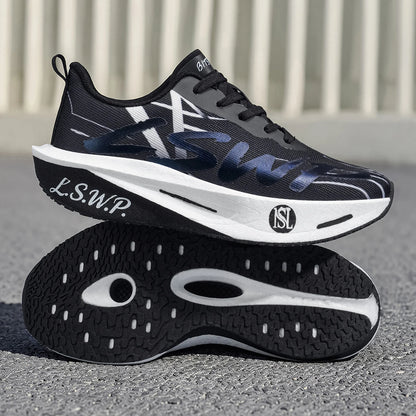 Men's Casual Sneakers, Men's Fashionable and Versatile Casual Sneakers, Lace-Up Closure Suitable for Outdoor Running, Walking, and Everyday Wear, Sporty Style, Comfortable and Snug Fit