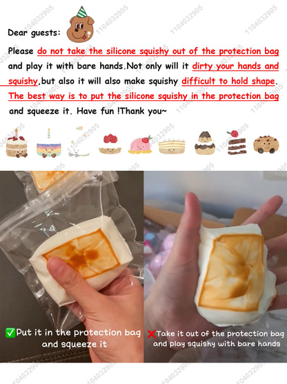 Kitty Taba Squishy Soft Cat Fidget Toy ASMR Cute Animal Squeeze Toy Anti Stress Funny Toys For Children Christmas Party Gift