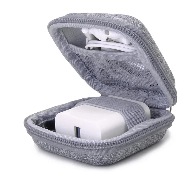 Portable Earphone Storage Bag Data Cable Organizer Bag Multifunctional Digital Gadgets Case For Charger U Disk Protective 2030