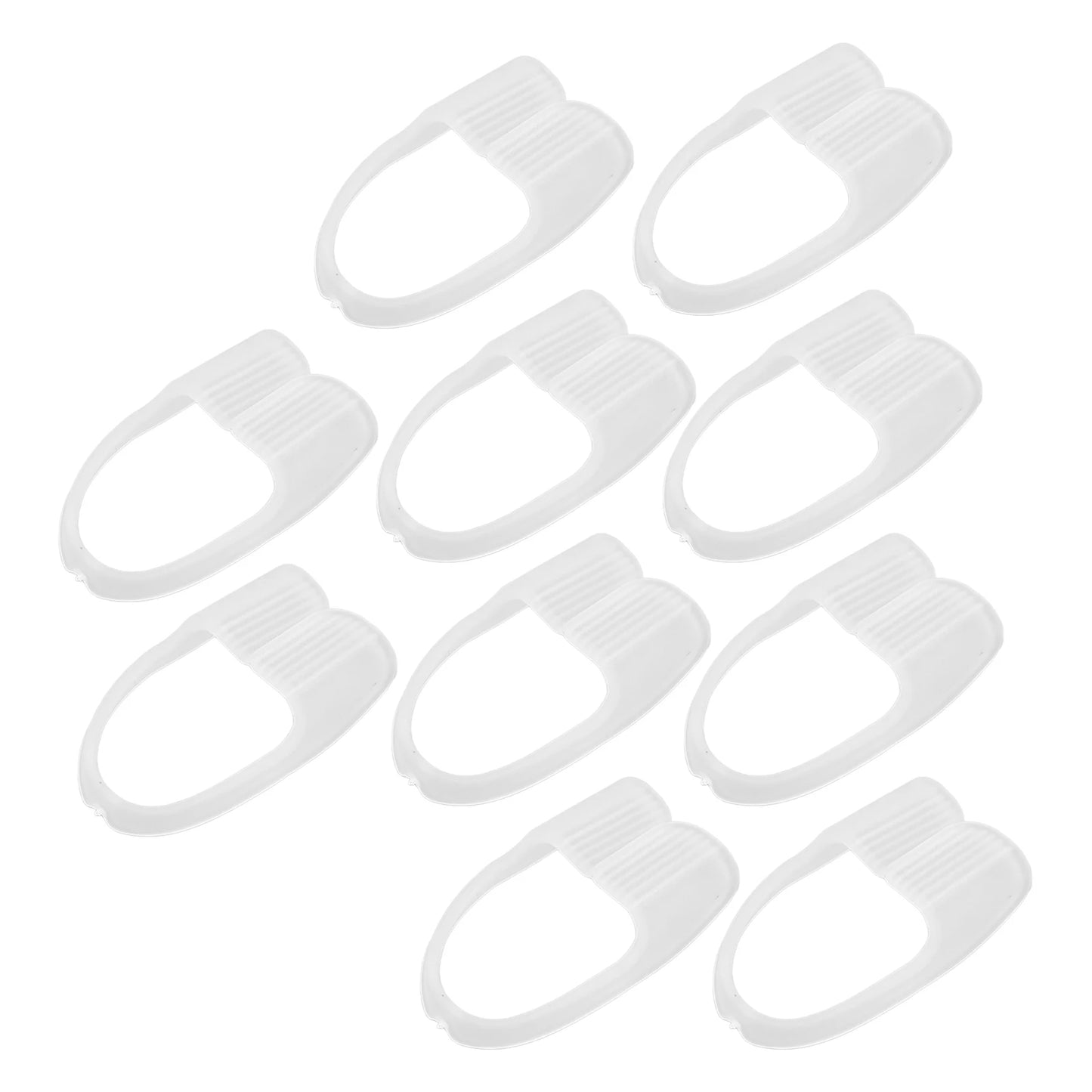 10pcs Dental Night Guard Rubber Athletic Protection Mouth Clenching Guard for Grinding Teeth Sleeping Devices Snoring Stopper