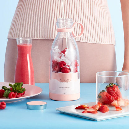 HOMEFISH Electric Juicer Blender Usb Mini Fruit Mixers Fruit Extractors Food Milkshake Multifunction Juice Maker Machine