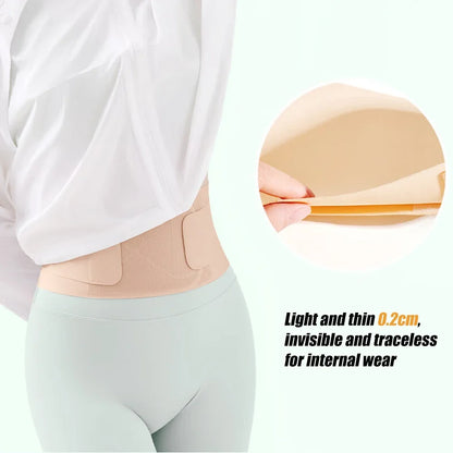 1pc New Thin Back Brace for Lower Back Pain Lumbar Support Belt for Men and Women, Waist Support for Lower Back Pain Relief
