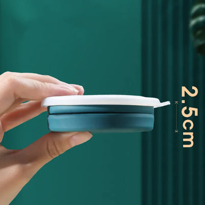Creative ORIGIN CUP Portable Silicone Folding Cup with Lid Travel Wash Mouth Cup Heat Resistant Water Coffe Cup for Outdoor Camp