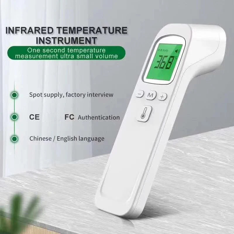 Infrared Fever Thermometer Medical Household Digital Infant Adult Non-contact Laser Body Temperature Ear Thermometer Oximeter