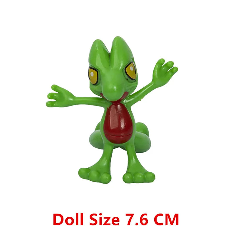 Pokemon Anime Action Figure Set - Pikachu Sun Elf Eevee Gengar Monsters Cartoon Model Toys Gift for Bulk Purchase