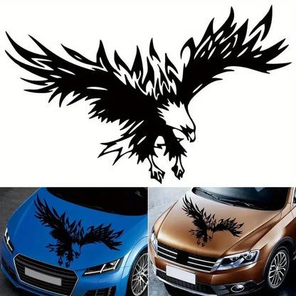 Car Stickers Eagle Door Stickers Engine Hood, Body Side Universal Embossed Waterproof Stickers