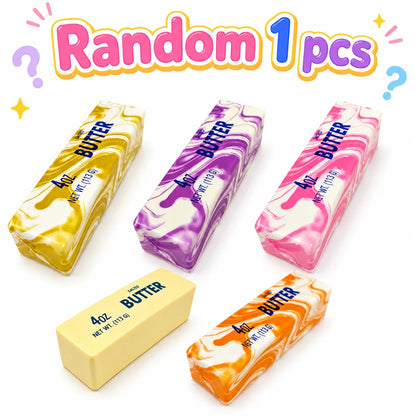 Hot 2026 Butter Stick Squishy Squeeze Toy Soft Butter Stick Slow Rebound Stress Ball Fidget Toy Sensory Stress Relief Fidget Toy