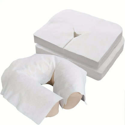 Disposable Headrest Covers Face Cradle Covers, Ultra Soft, Luxurious, Non-Sticking Massage Headrest Covers for Massage Tables