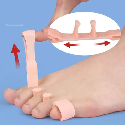 Toe Correctors and Toe Separators Bodyfeet Aligners Kit Silicone Invisible Posture Care Silicone Toe Spacers