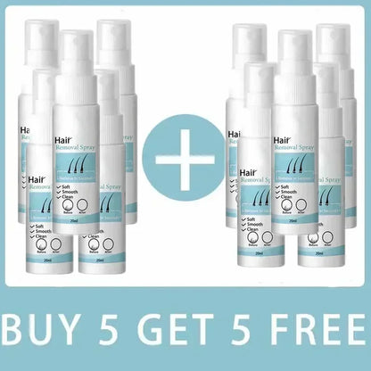 Permanent Hair Removal Spray  Dissolves Hair Instantly Sprays On Effortlessly Gentle on Skin  Pain-Free Long-Lasting Results