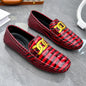 Man Shoes Leather Casual Shoes for Man Luxury Hand Sewn Fashion Flats Summer Breathable Outdoor Male Slip on Loafers Designer