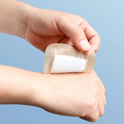 High Absorption Soft Polysiloxane Gel Polyurethane Foam Dressing Postoperative Wound Patch Cesarean Section Patch Pressure Sore