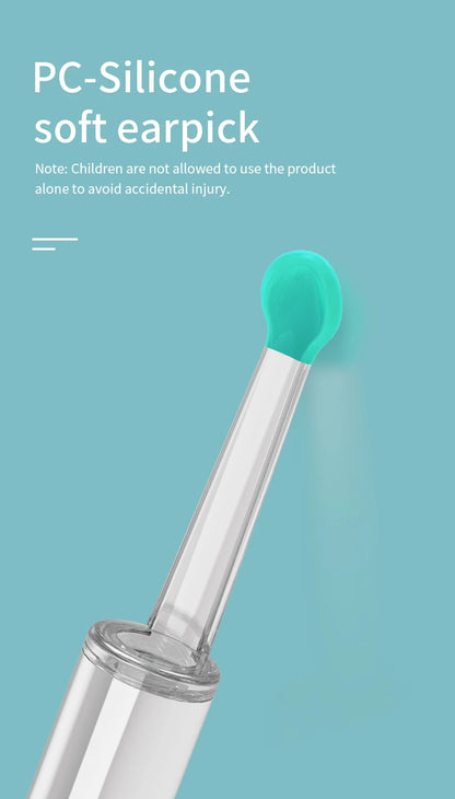 Smart Ear Wax Cleaner with Camera 3.5mm Earpick Otoscope Visual Ear Camera Health Care Ear Cleaner for iPhone, iPad, Android