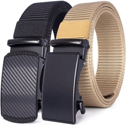Automatic Buckle Light Comfortable Nylon Military Belt Outdoor Hunting Multifunctional Tactical Canvas Belt High Quality Men Bel