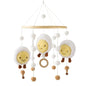 Baby Soft Felt Cartoon Wool Ball Seashell Rattles Hanging Bed Bell Newborn Mobile Crib Wooden Bracket Montessori Education Toys