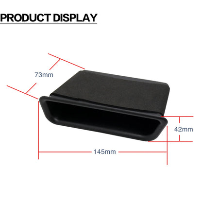 2PCS Car Door Front Storage Box Bag Handle Interior Auto Accessories For Ford Mustang 2015 - 2024 2023 2022 2019 2018 2017 2016