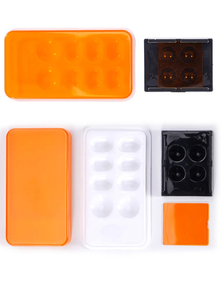 1pc Dental resin shading box, mixed composite cover protective cover, veneer storage box, denture patch sorting tool