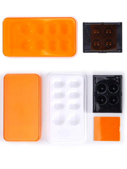 1pc Dental resin shading box, mixed composite cover protective cover, veneer storage box, denture patch sorting tool