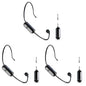 1-5PCS 2.4G 2 in 1 Head-mounted Wireless Lavalier Microphone Set Transmitter with Receiver for Amplifier Voice Speaker Teaching