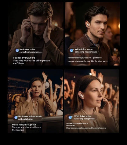New Anker Liberty 5 Pro Max Noise-Canceling Earphones ANC Active Noise AI Personal Assistant Bluetooth Earphones Gifts