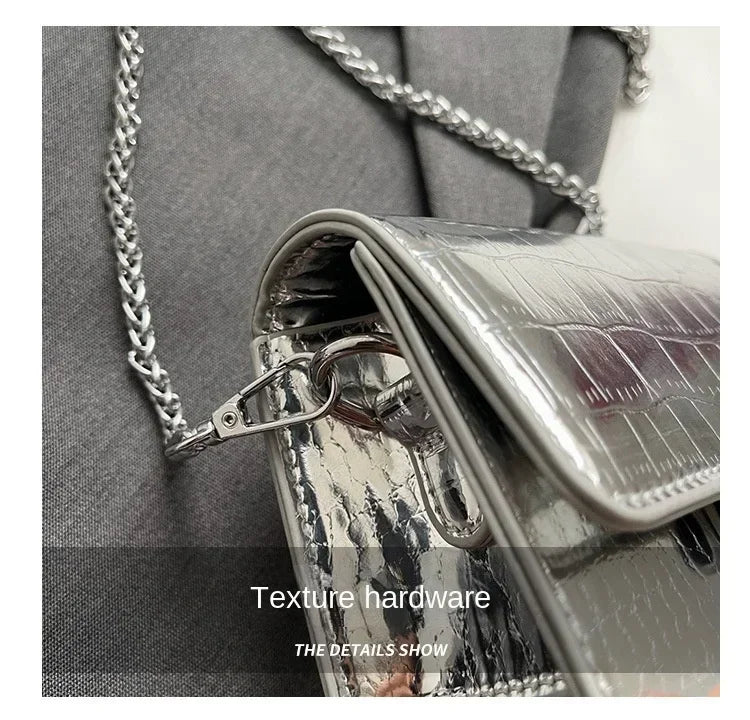 This Year's Popular Super Popular Small Bag 2024 Summer Popular Versatile Chain Messenger Bag Fashion Mini Square Sling Bag