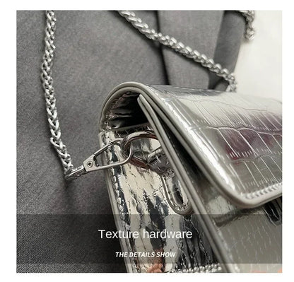 This Year's Popular Super Popular Small Bag 2024 Summer Popular Versatile Chain Messenger Bag Fashion Mini Square Sling Bag