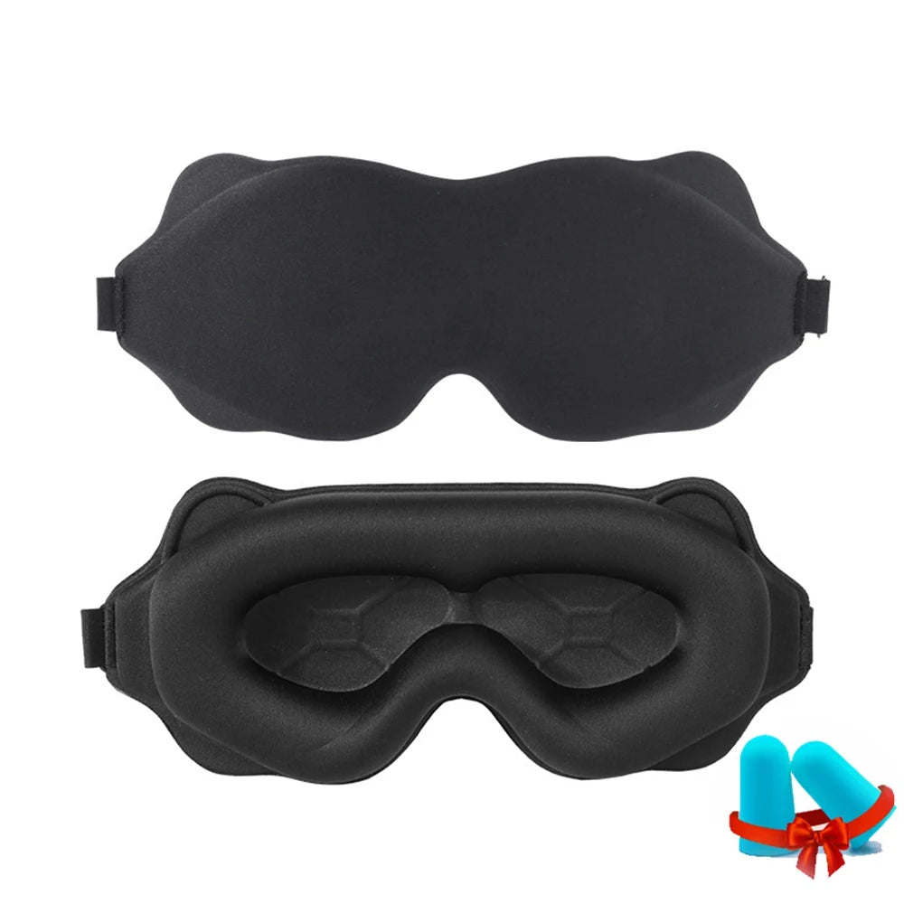 3D Sleeping Mask Block Out Light Sleep Mask For Eyes Soft Sleeping Aid Eye Mask for Travel Eyeshade Night Breathable Slaapmasker