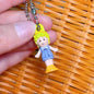 Polly Pocket Pendant Keychain Vintage Micro Playset Collectible Toy For Women Backpack Jacket Hat Fashion Accessory