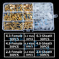 Box Insulated Male Female Wire Connector 2.8/4.8/6.3mm Electrical Crimp Terminals Termin Spade Connectors Assorted Kit 270PCS