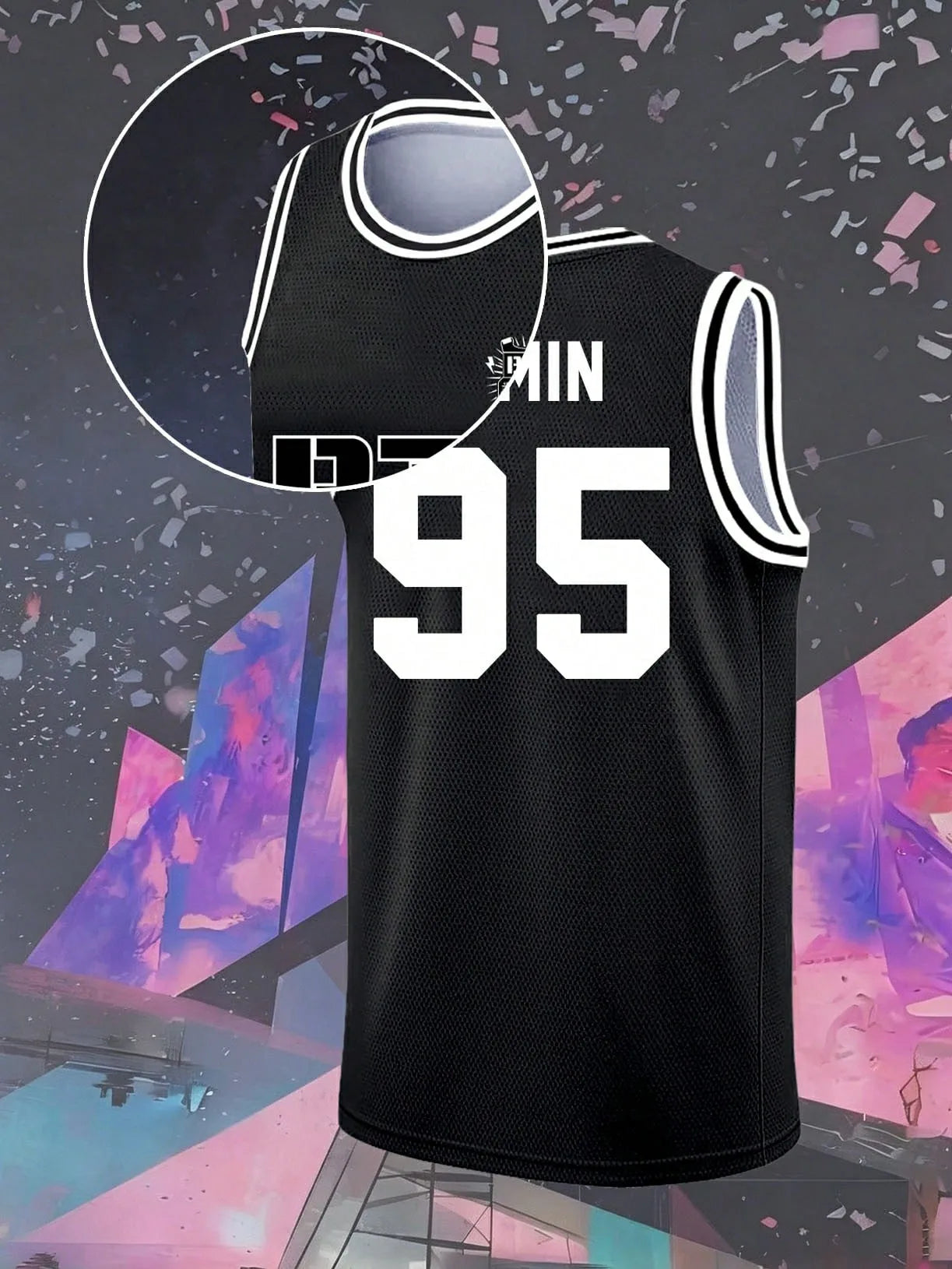 Men #92 Jersey Black Mesh Sleeveless Basketball Style Tank ARMY Fan Merch Casual Sport Streetwear Outfit