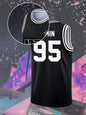 Men #92 Jersey Black Mesh Sleeveless Basketball Style Tank ARMY Fan Merch Casual Sport Streetwear Outfit