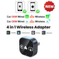 2026 4in1 New Upgrade Carplay Adapter Wireless Android Auto Mirror Link Smart MiNi AI Box USB Plug and Play Auto Connect WiFi