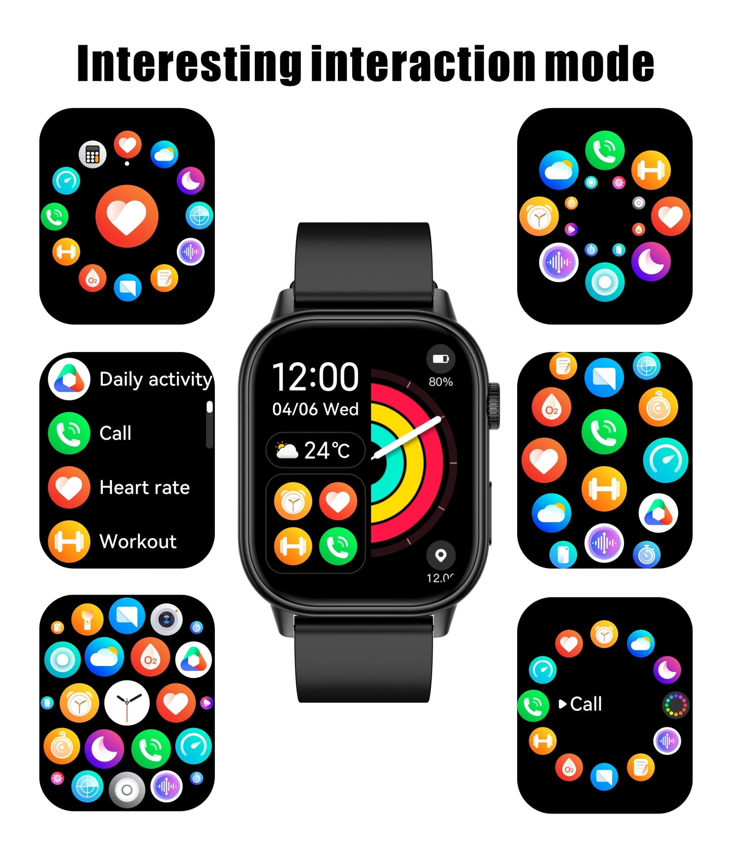2026 New Women Fashion Sports Smart watch 2.01-inch Screen IP68K Swim GPS Positioning Bluetooth Call Health Heart Rate Bracelets